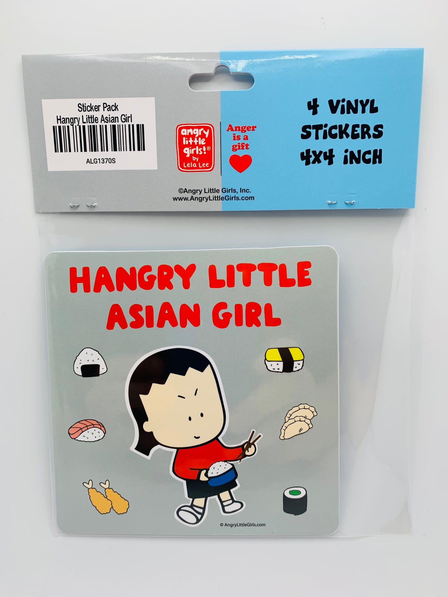 Sticker Pack Hangry Little Asian Girl