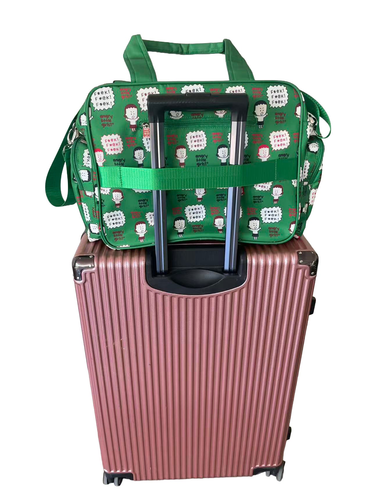 Green Camo Cargo Overnighter Bag PRE-ORDER