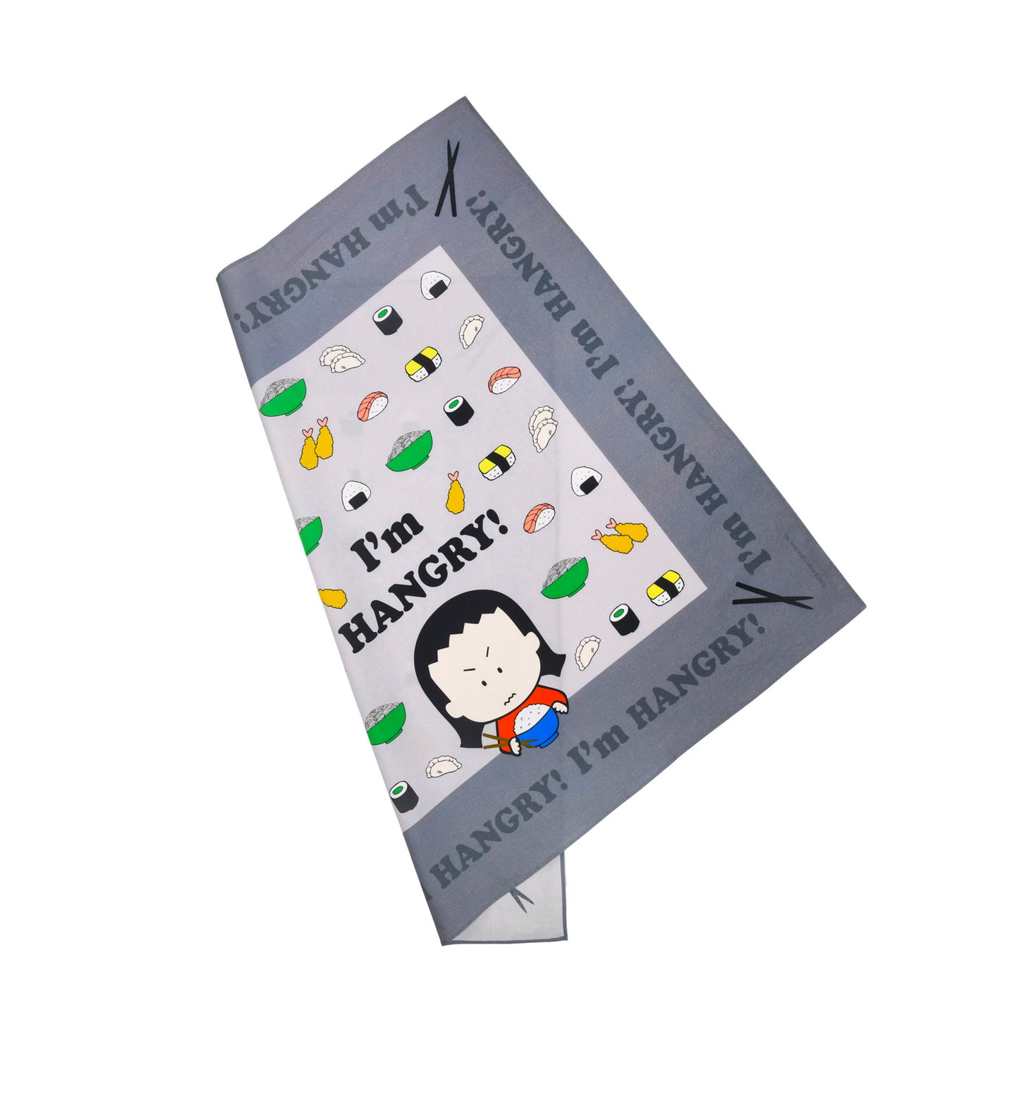 "I'm HANGRY!" Furoshiki wrapping cloth