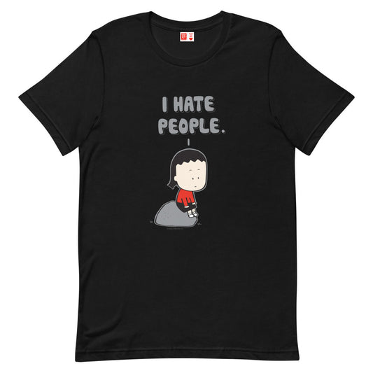 ADULT tshirt “I hate people”