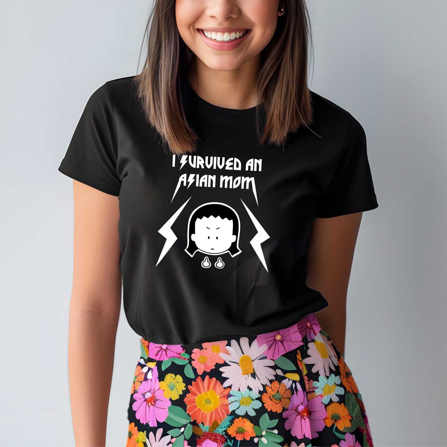 ADULT shirt "I Survived an Asian Mom"
