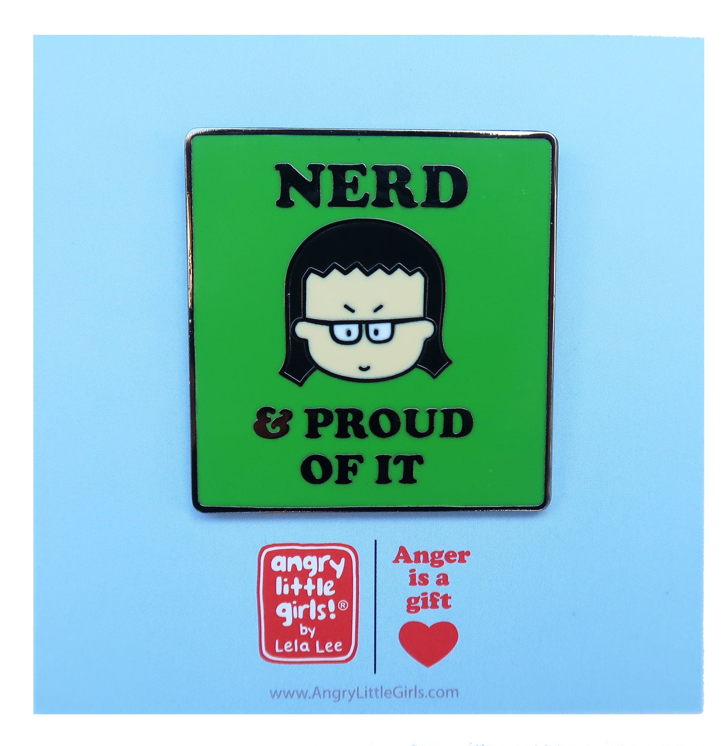 Nerd & Proud Of It Enamel Pin
