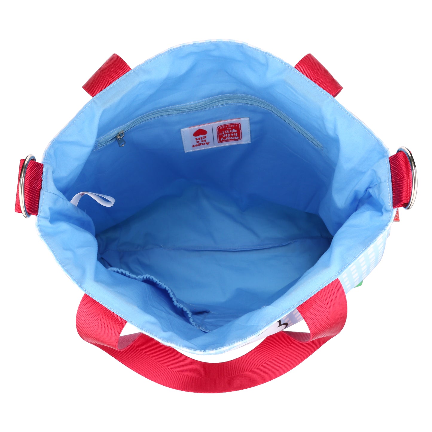 I Hate People crossbody tote bag