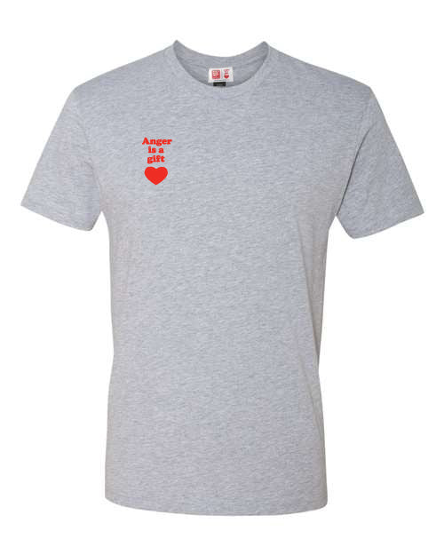 ADULT Anger is a Gift tshirt gray