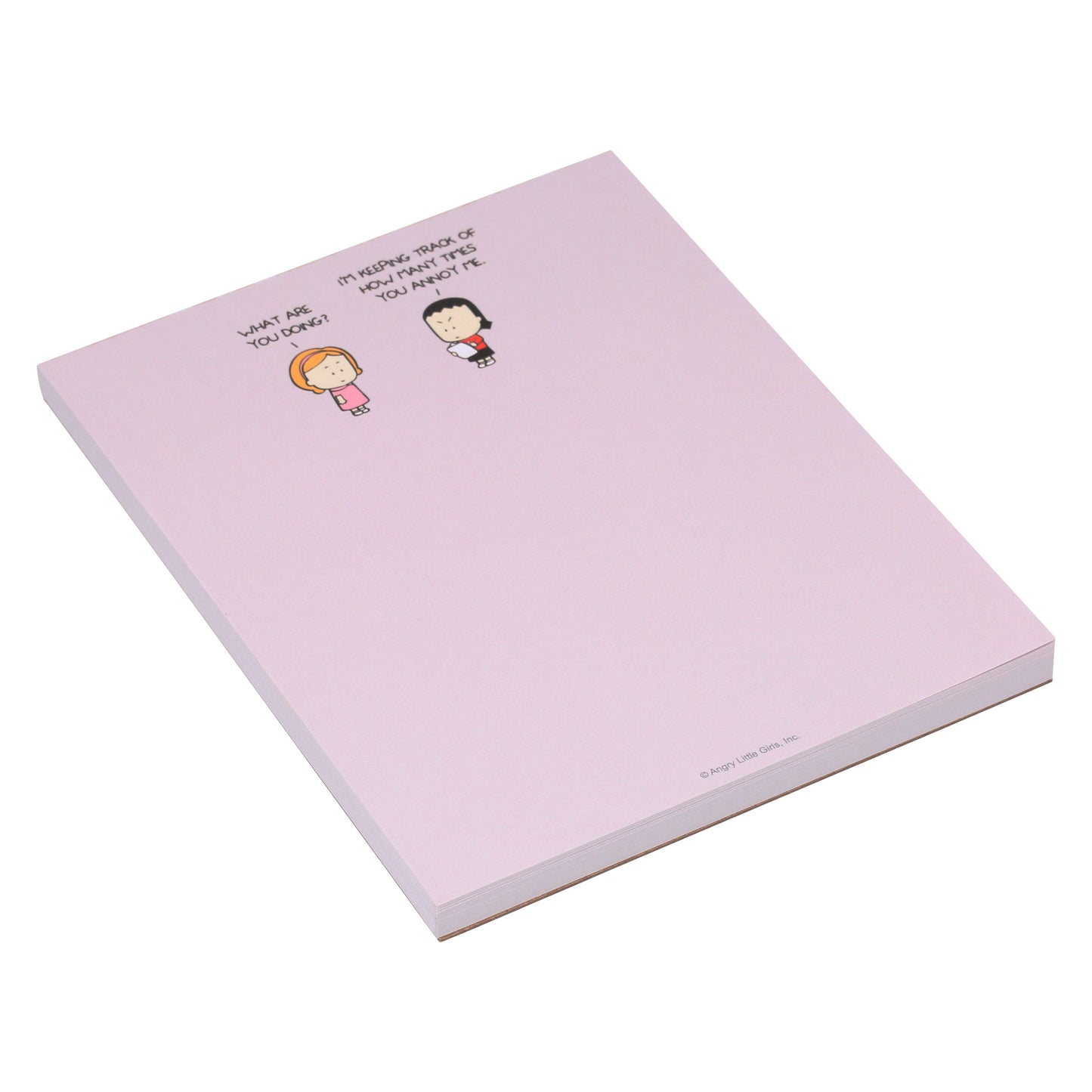 Keeping Track of How Many Times You Annoy Me Notepad