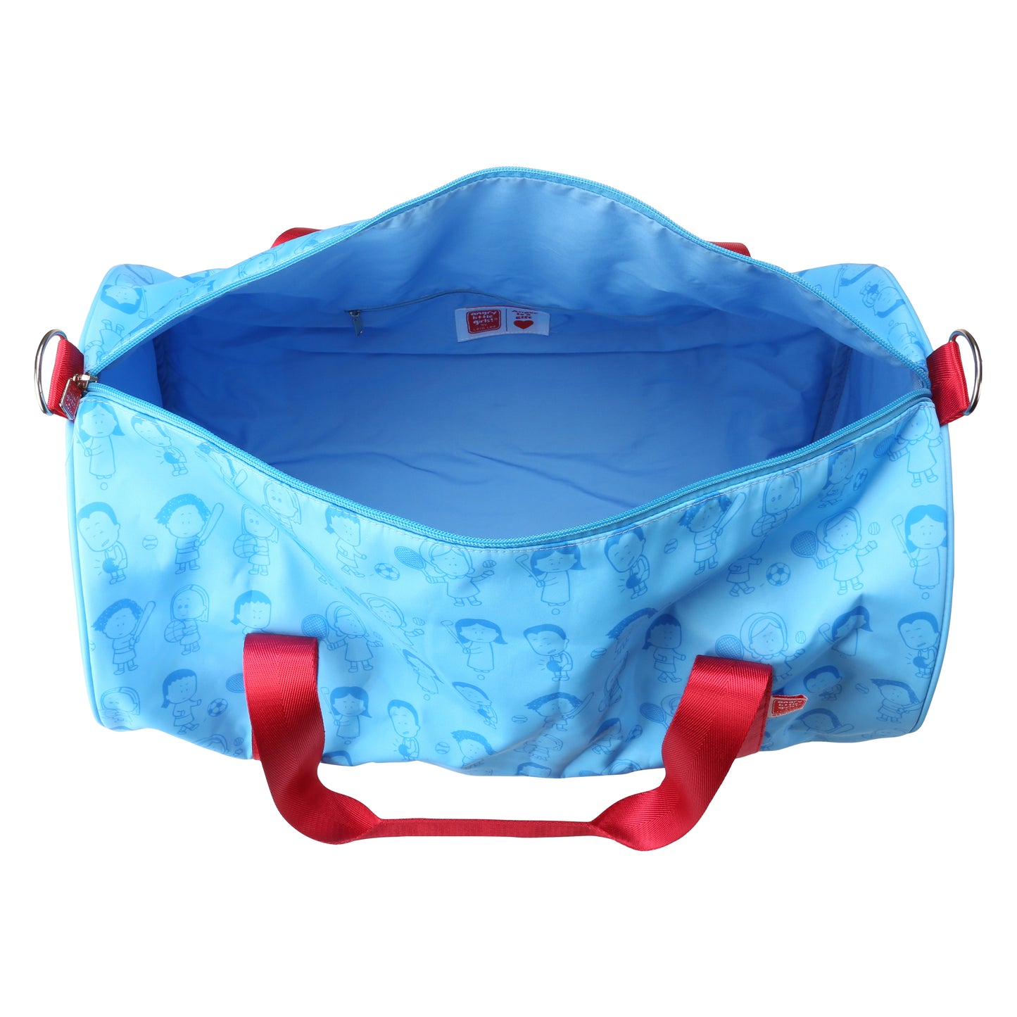 Angry Little Girls Tough on Balls Gym Duffle Bag