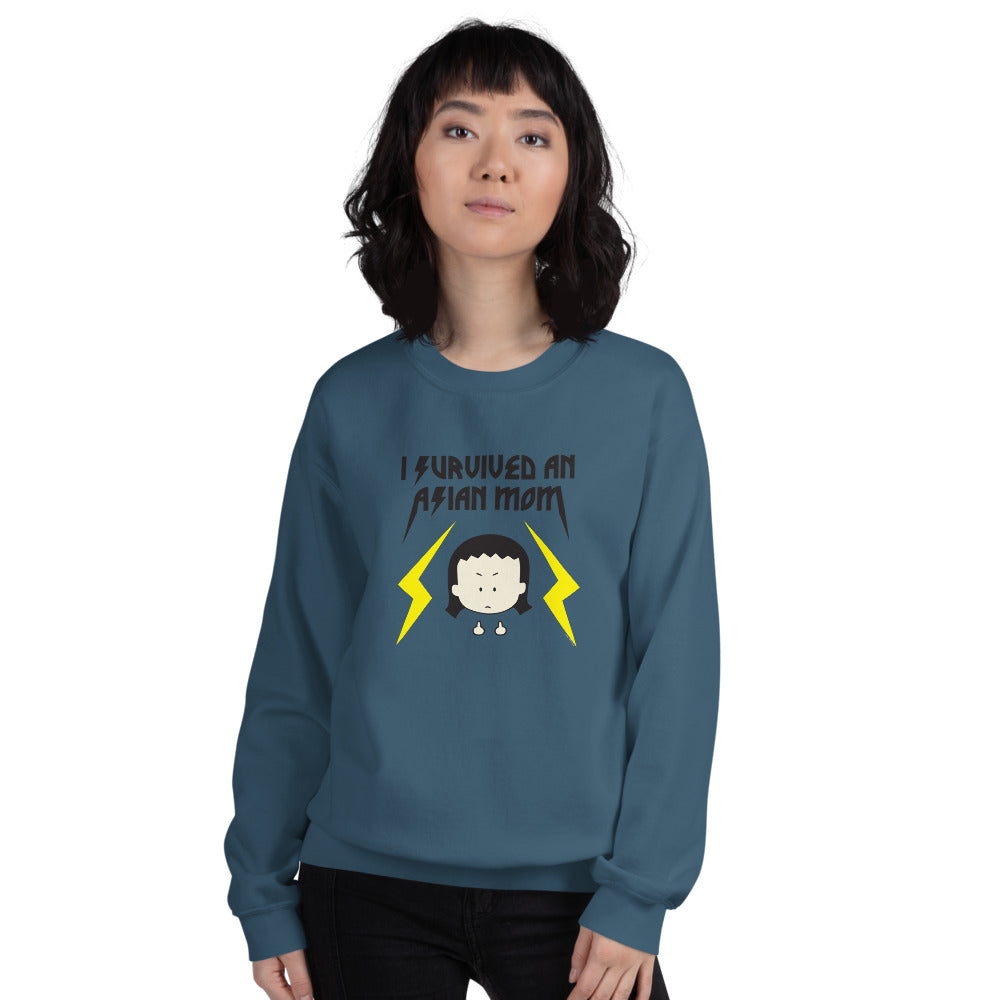 "I Survived An Asian Mom" Unisex Sweatshirt