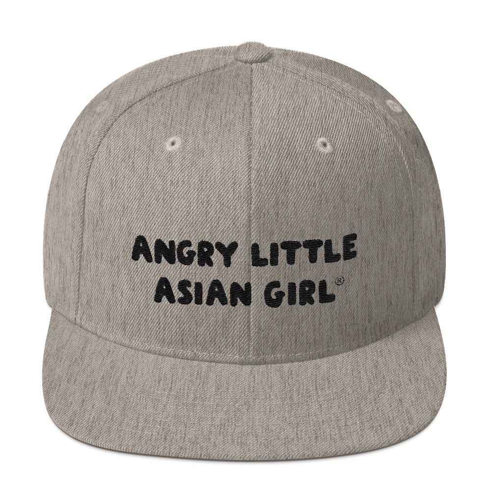 Angry Little Asian Girl Snapback Hat