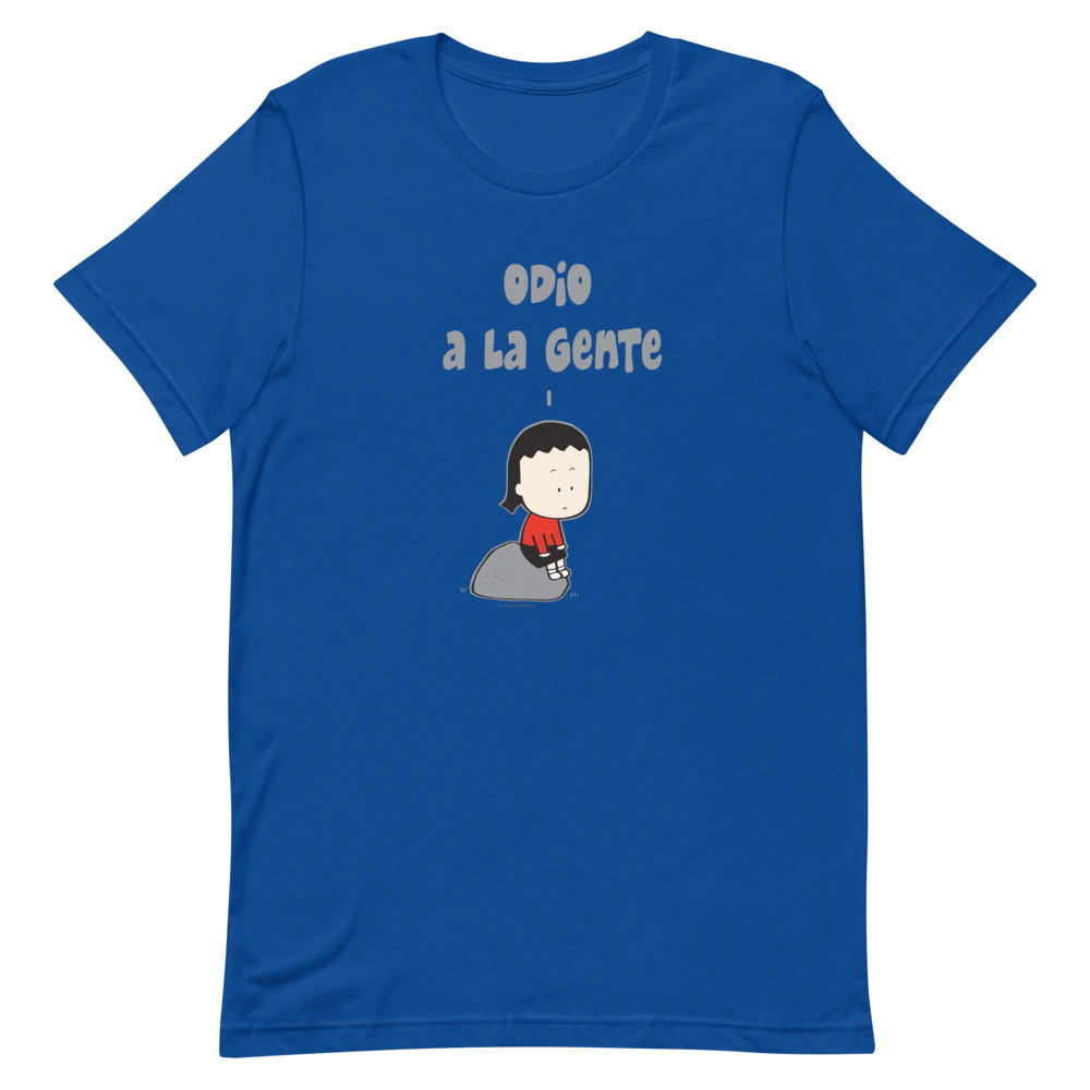 Odio a la gente short-sleeve unisex t-shirt