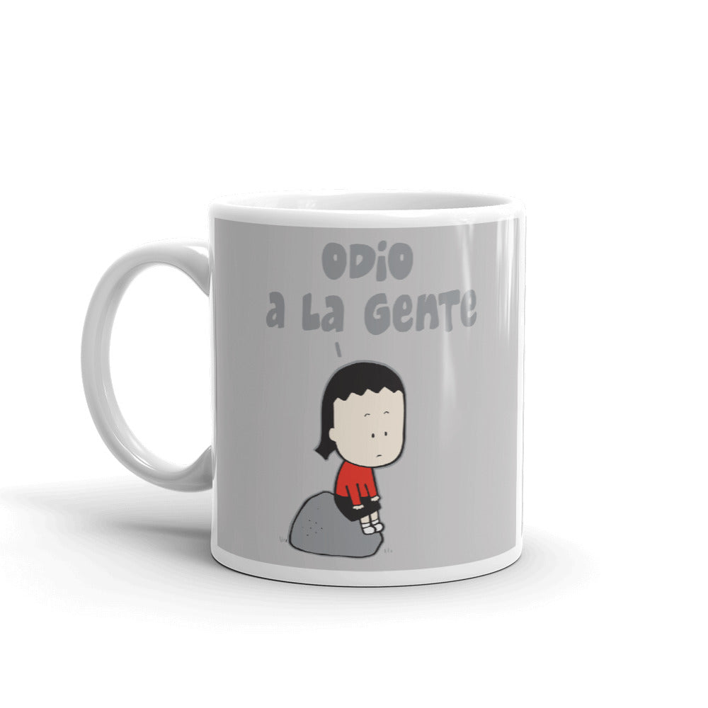 Mug: I Hate People (Spanish)