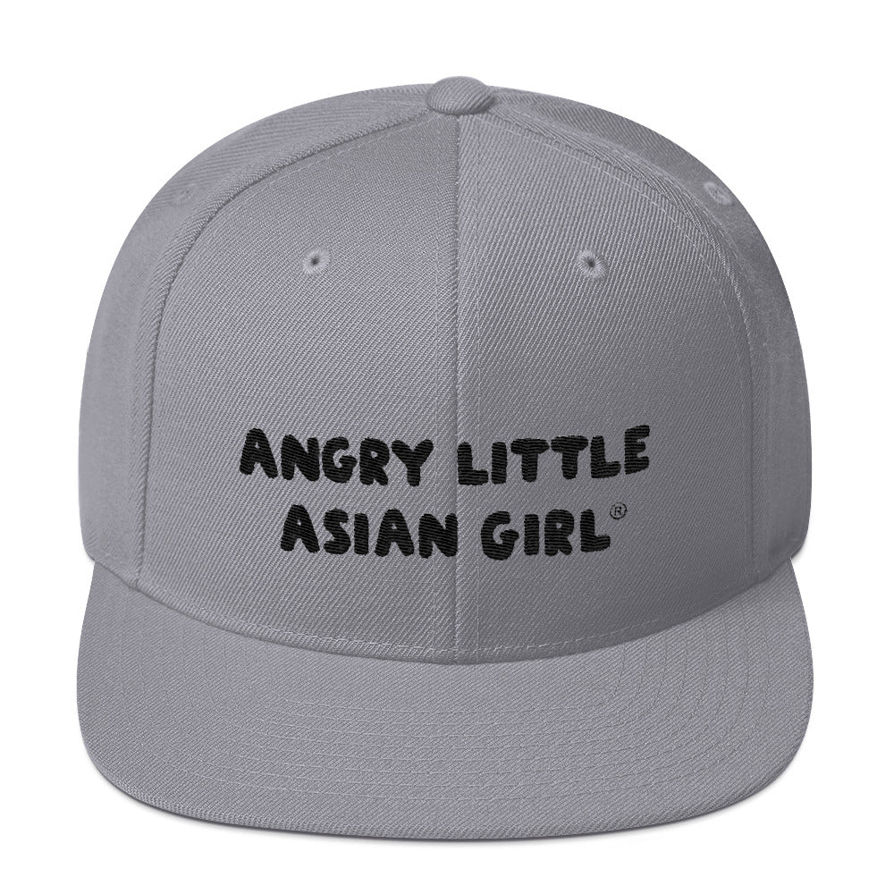 Angry Little Asian Girl Snapback Hat