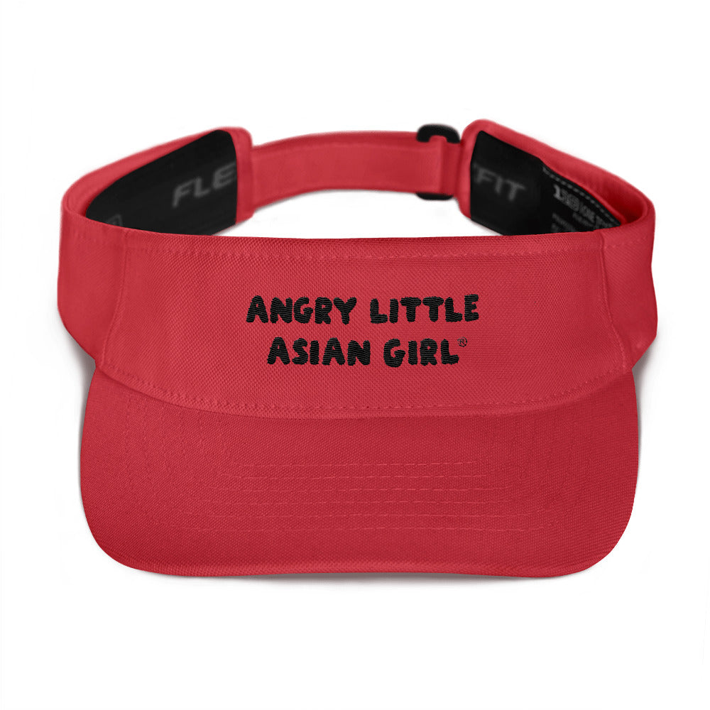 Angry Little Asian Girl Visor