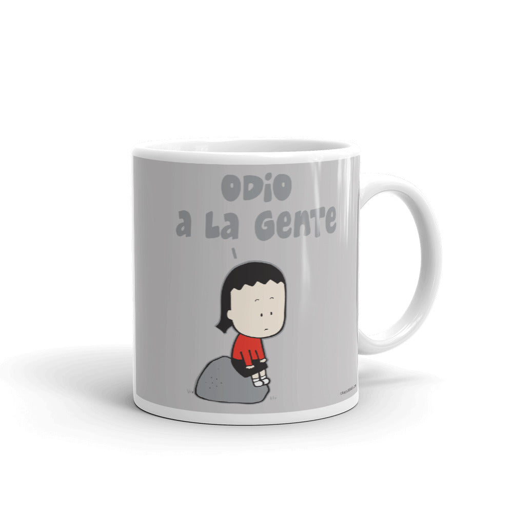 Mug: I Hate People (Spanish)