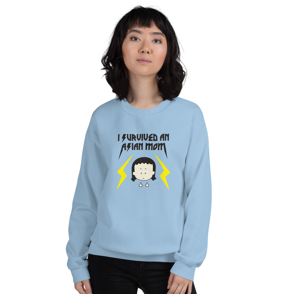 "I Survived An Asian Mom" Unisex Sweatshirt