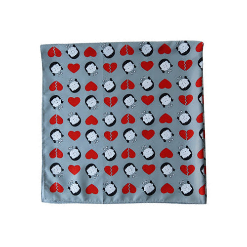 "ALAG hearts" square scarf