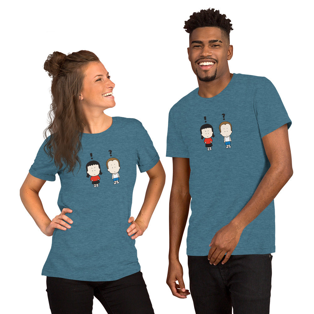 Angry & Confused; Kim and Bruce - Short-Sleeve Unisex T-Shirt