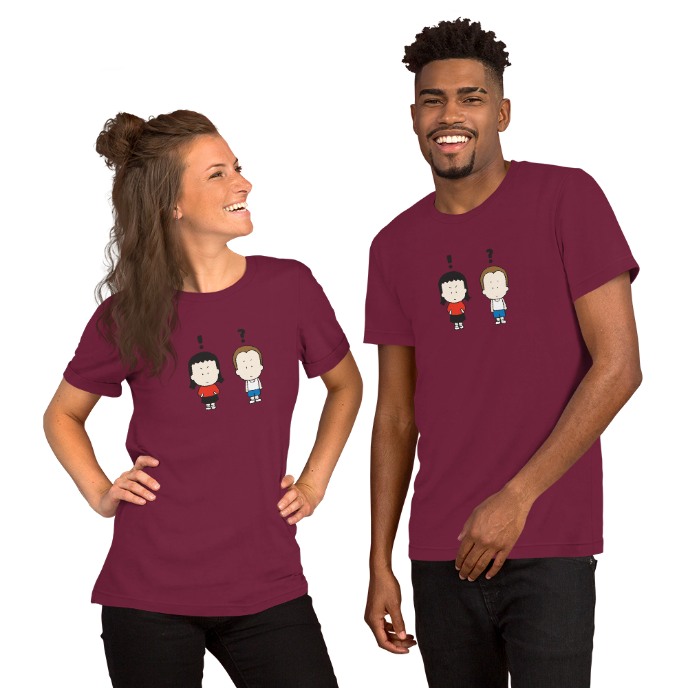 Angry & Confused; Kim and Bruce - Short-Sleeve Unisex T-Shirt