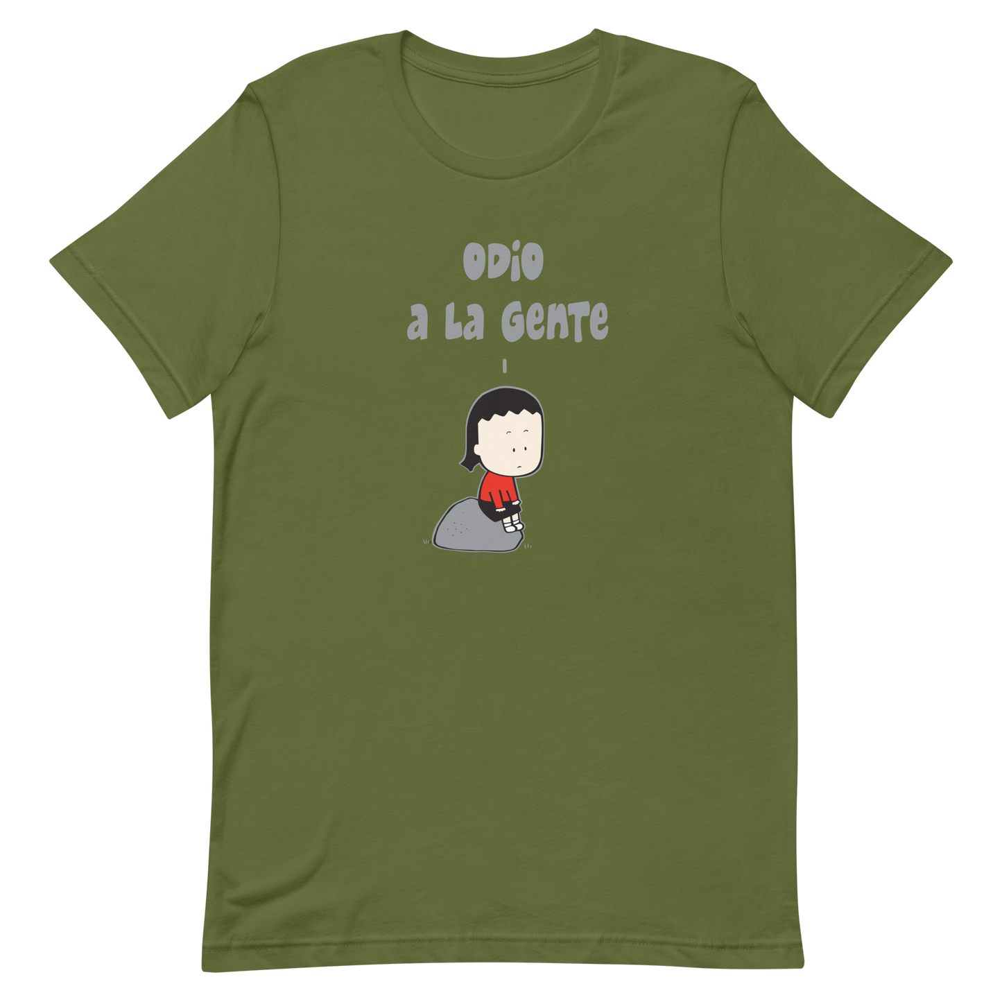 Odio a la gente short-sleeve unisex t-shirt