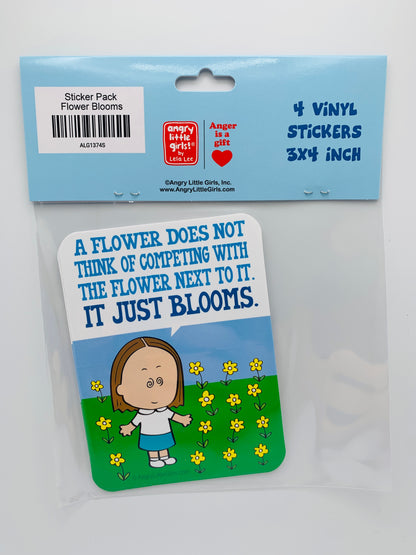 Sticker Pack A Flower Just Blooms