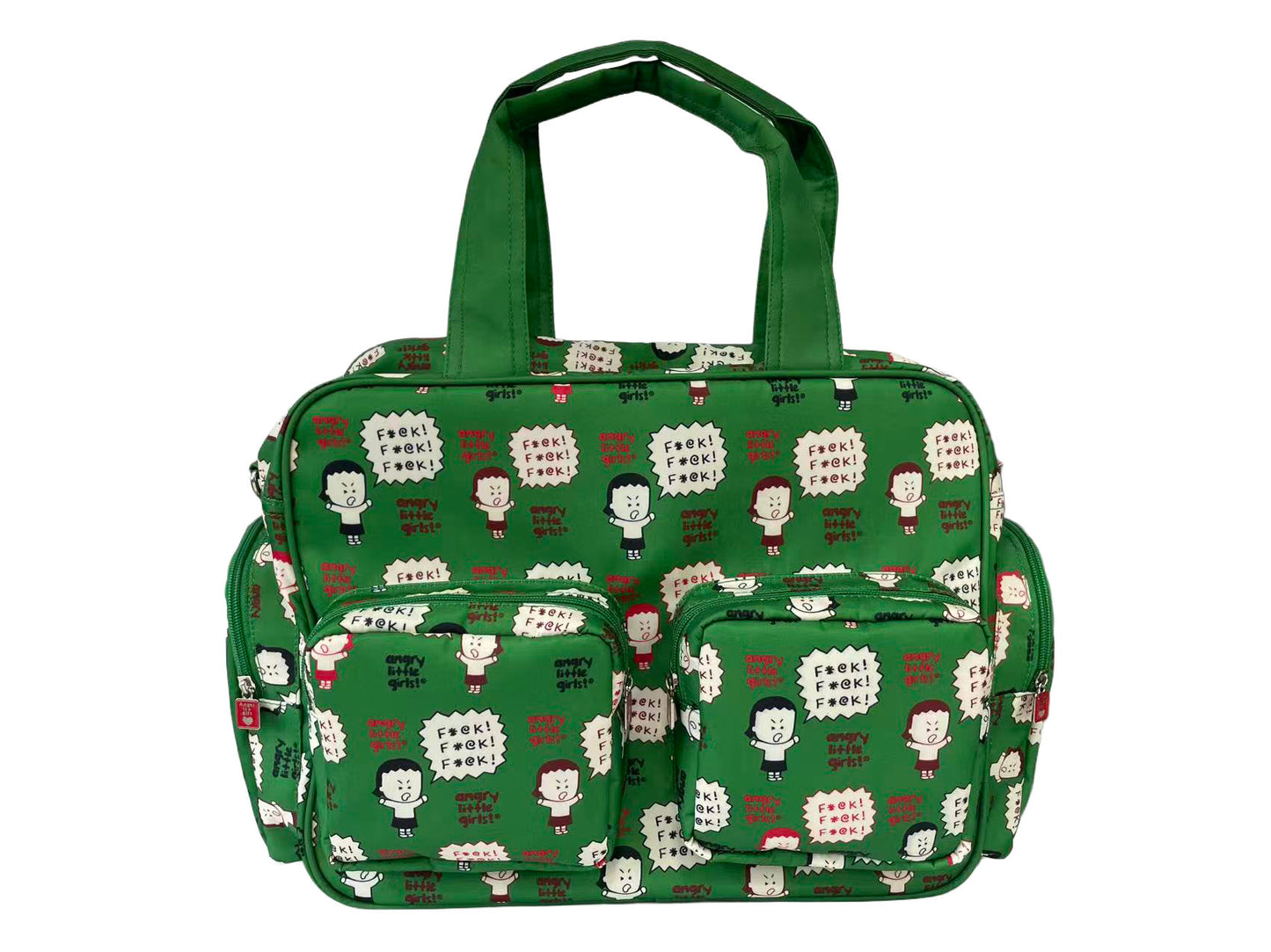 Green Camo Cargo Pockets Overnighter Bag [PRE-ORDER]