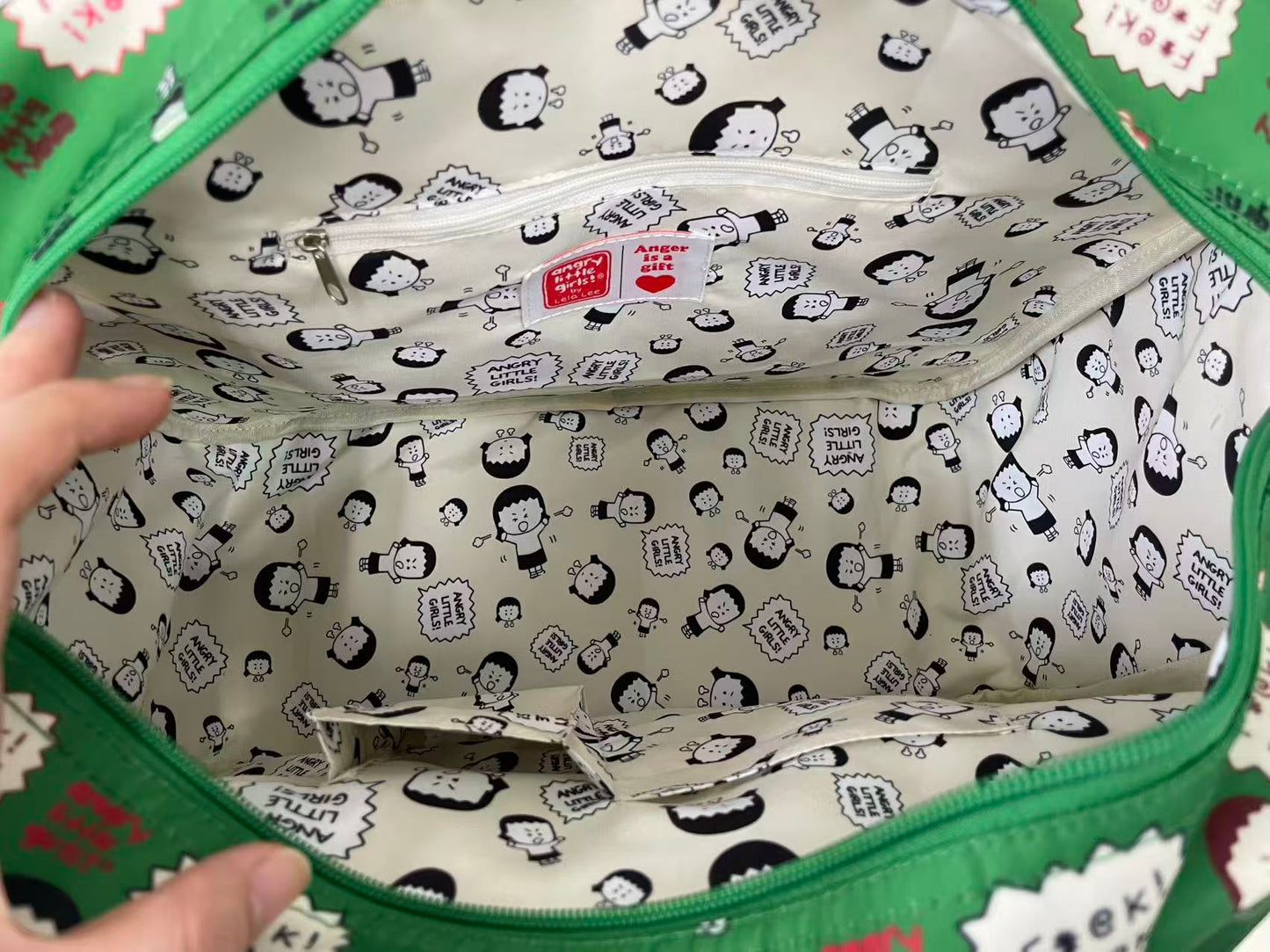 Green Camo Cargo Pockets Overnighter Bag [PRE-ORDER]
