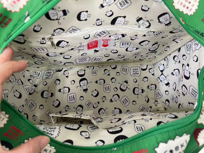 Green Camo Cargo Pockets Overnighter Bag [PRE-ORDER]