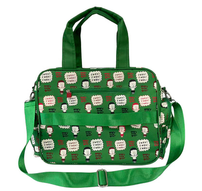Green Camo Cargo Pockets Overnighter Bag [PRE-ORDER]
