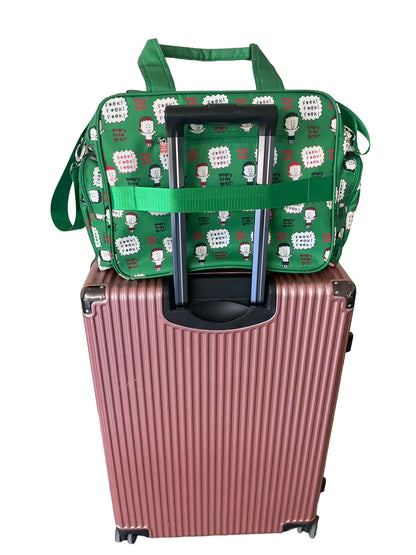 Green Camo Cargo Pockets Overnighter Bag [PRE-ORDER]