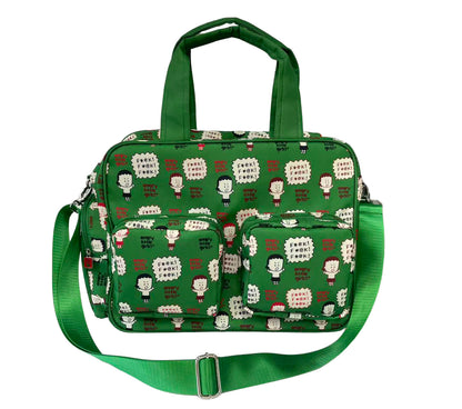 Green Camo Cargo Pockets Overnighter Bag [PRE-ORDER]