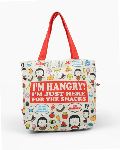 Tote bag: I'm Hangry! Here for the Snacks