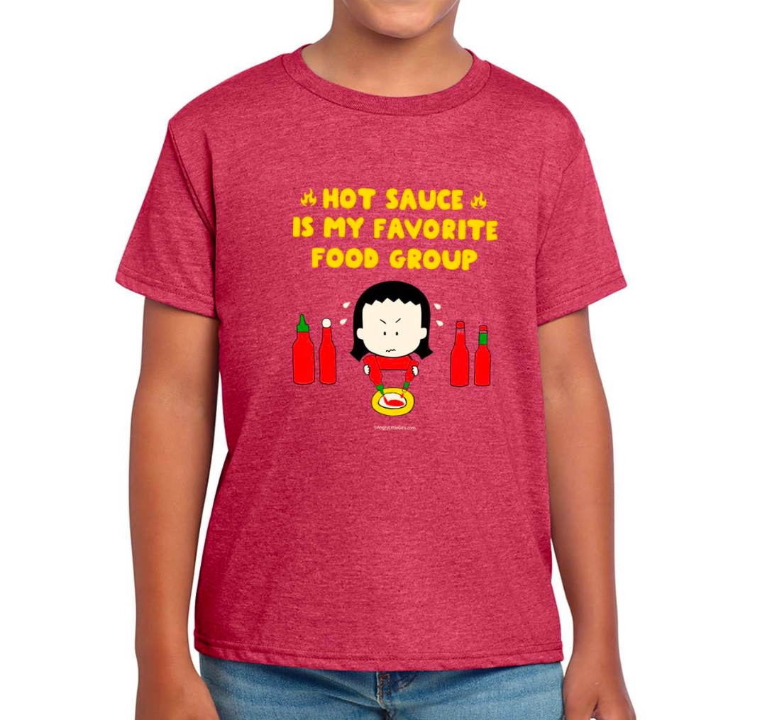 Hot Sauce is My Favorite Food Group Youth T-shirt