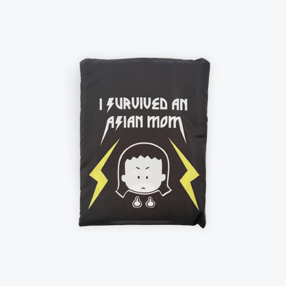 I Survived an Asian Mom Extra Large Shopper Bag