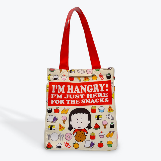 Lunch bag: I'M HANGRY! Here for the Snacks (Nylon)