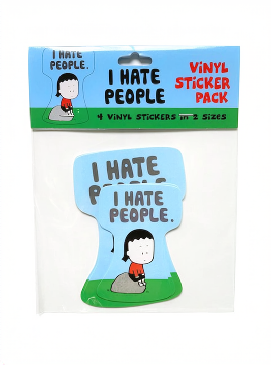 "I Hate People" Sticker pack