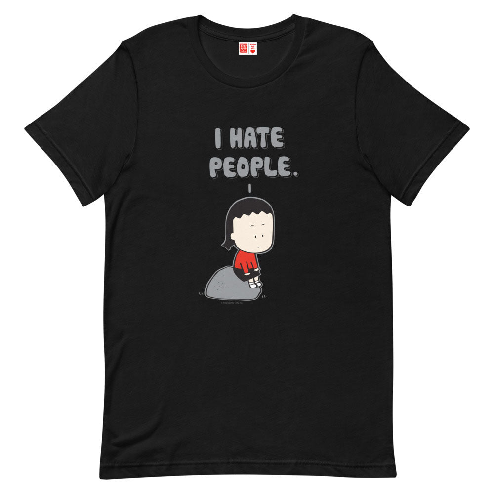 ADULT tshirt “I hate people”