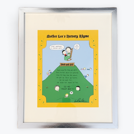 Art print Mother Lee's Nursery Rhyme Jack and Jill