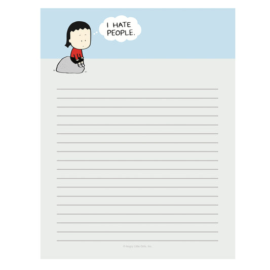 I Hate People Notepad