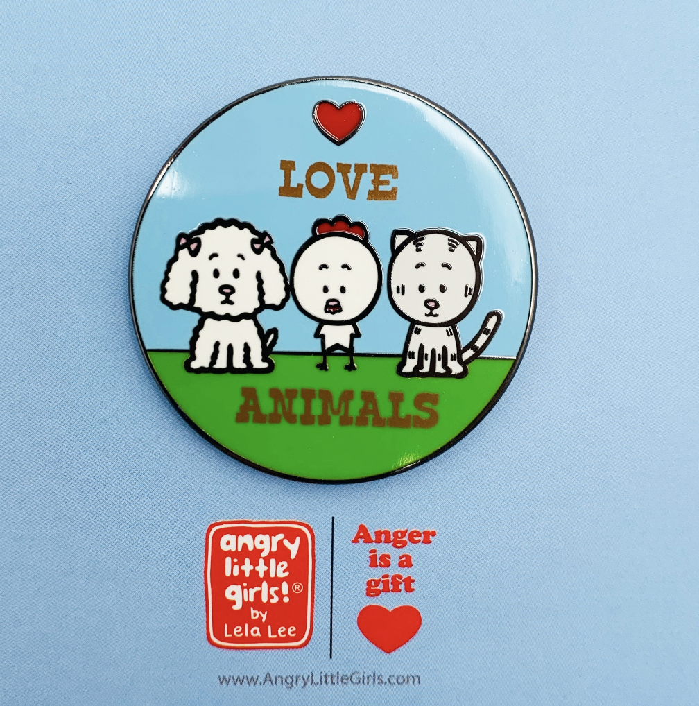 Love Animals Pin