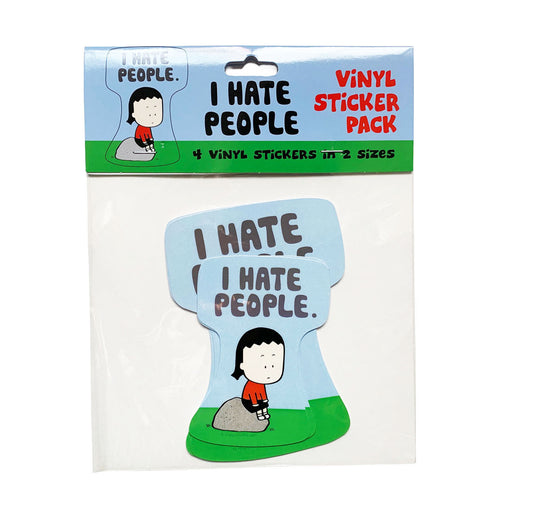 "I Hate People" Vinyl Sticker Pack
