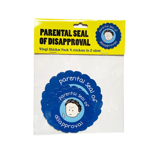 "Parental Seal of Disapproval" Vinyl Sticker Pack