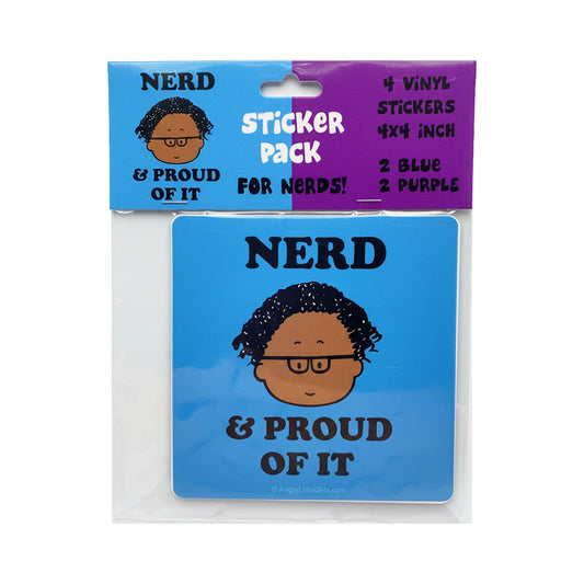 "Nerd and Proud of It" Vinyl Sticker Pack (Wanda)