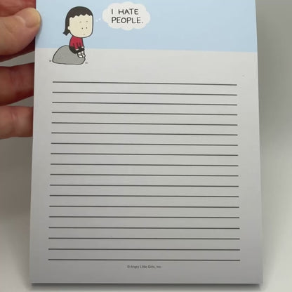 I Hate People Notepad
