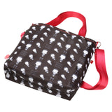 Black FFF crossbody tote bag