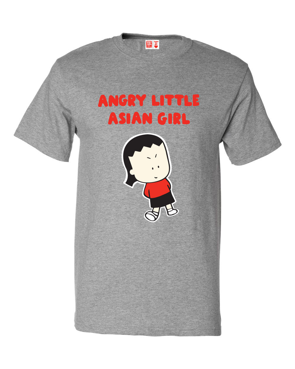 Angry Little Asian Girl ADULT tshirt