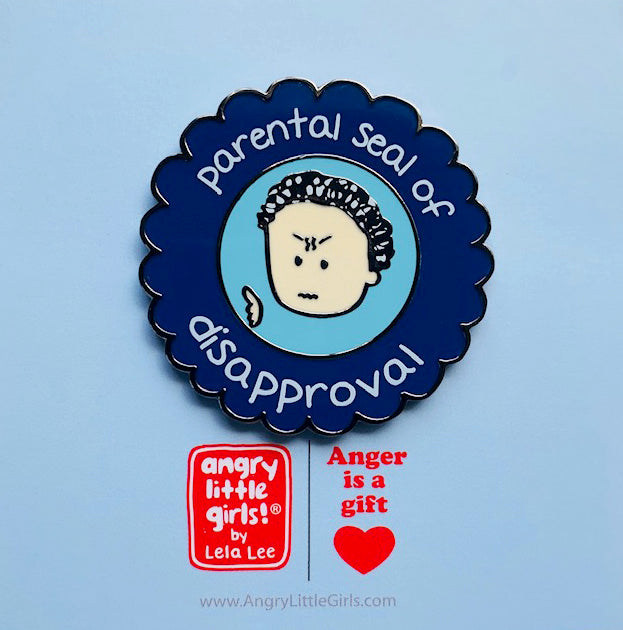 Parental Seal of Disapproval pin