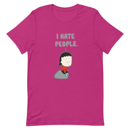 "I hate people" tshirt