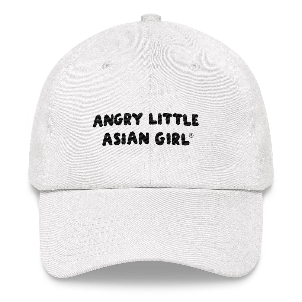 Angry Little Asian Girl cotton twill cap