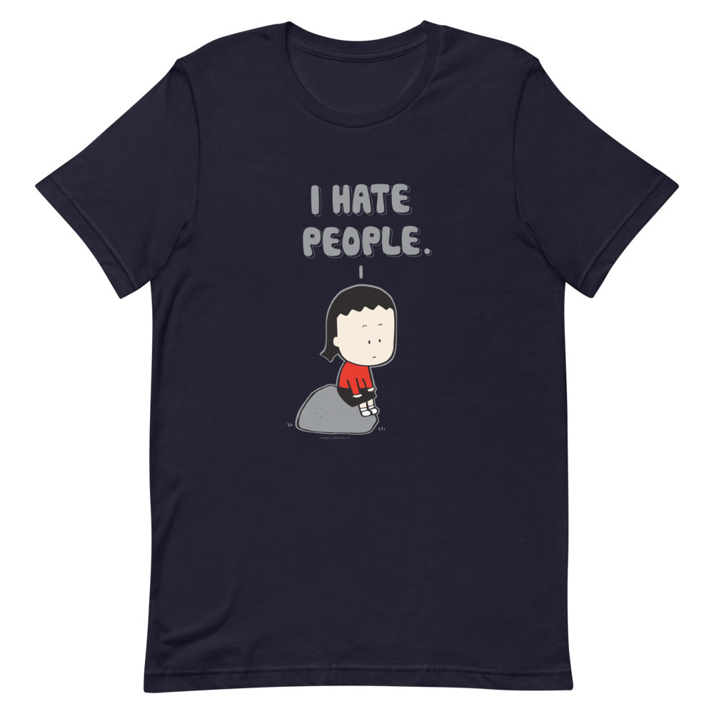 "I HATE PEOPLE" Short-Sleeve Unisex T-Shirt