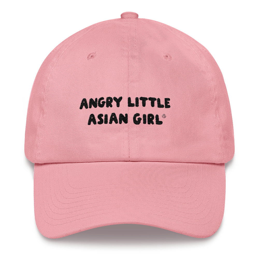 Angry Little Asian Girl cotton twill cap