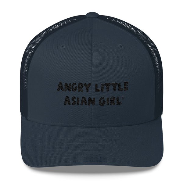 Angry Little Asian Girl Trucker Cap